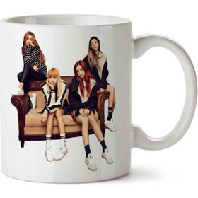 Art Hediye Blackpink Black Pink Koltukta Kupa Bardak