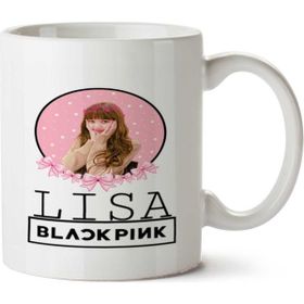 Art Hediye Blackpink Black Pink Lisa 2 Iki Tarafı Baskılı Kupa
