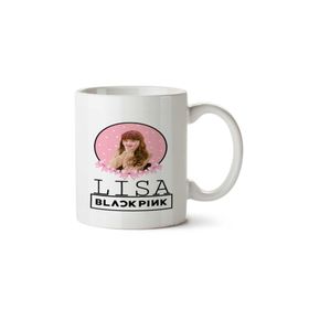 Art Hediye Blackpink Black Pink Lisa 2 Iki Tarafı Baskılı Kupa