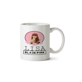 Art Hediye Blackpink Black Pink Lisa Iki Tarafı Baskılı Kupa