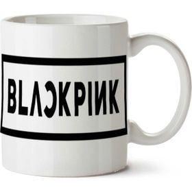 Art Hediye Blackpink Siyah Yazı Baskılı Kupa