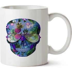 Art Hediye Blusa Caveira Estampada İki Tarafı Baskılı Kupa