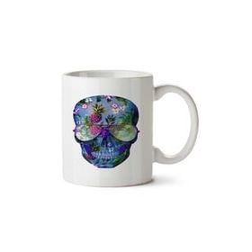 Art Hediye Blusa Caveira Estampada İki Tarafı Baskılı Kupa