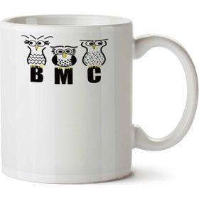 Art Hediye Bmc Owls 3 Baykuş İki Tarafı Baskılı Kupa