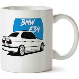 Art Hediye Bmw 01 E34 İki Tarafı Baskılı Kupa Bardak