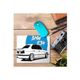 Art Hediye Bmw E34 Baskılı 23x19 cm Mouse Pad