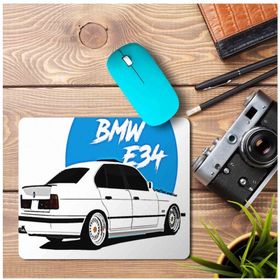 Art Hediye Bmw E34 Baskılı 23x19 cm Mouse Pad
