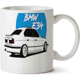 Art Hediye BMW E34 İki Tarafı Baskılı Kupa
