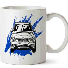 Art Hediye Bmw Logolu Mavi Baskılı Kupa Bardak
