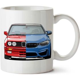 Art Hediye Bmw M3 E36 Baskı İki Tarafı Baskılı Kupa Bardak