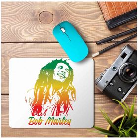 Art Hediye Bob Marley 2 Baskılı 23x19 cm Mouse Pad