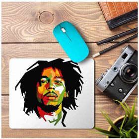 Art Hediye Bob Marley 3 Baskılı 23x19 cm Mouse Pad