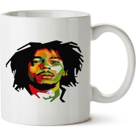 Art Hediye Bob Marley İki Tarafı Baskılı Kupa