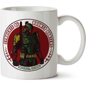 Art Hediye Boba Fett Bounty Hunters Star Wars İki Tarafı Baskılı Kupa