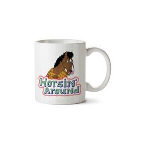 Art Hediye Bojack Horseman Horsin Around At İki Tarafı Baskılı Kupa