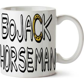 Art Hediye Bojack Horseman Logo İki Tarafı Baskılı Kupa