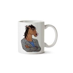 Art Hediye Bojack Horseman Mr Peanutbutter Horse Drawing İki Tarafı Baskılı Kupa