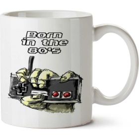 Art Hediye Born In The 80's İki Tarafı Baskılı Kupa