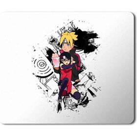 Art Hediye Boruto E Sarada Baskılı 23x19 cm Mouse Pad