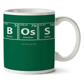 Art Hediye Boss Patron Periyodik Cetvel Iki Tarafı Baskılı Kupa Bardak