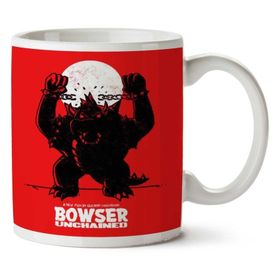 Art Hediye Bowser Unchained Super Mario Bros Iki Tarafı Baskılı Kupa Bardak