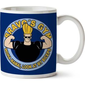 Art Hediye Bravos Gym Johnny Bravo İki Tarafı Baskılı Kupa