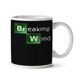 Art Hediye Breaking Wind Rüzgar Iki Tarafı Baskılı Kupa Bardak