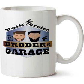 Art Hediye Broders Garage Logo İki Tarafı Baskılı Kupa