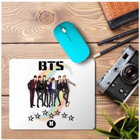Art Hediye Bts 2 Baskılı 23x19 cm Mouse Pad