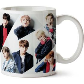 Art Hediye Bts 7'li Bangtan Boys İki Tarafı Baskılı Kupa