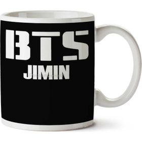 Art Hediye Bts Bangtan Boys-Jimin İki Tarafı Baskılı Kupa Bardak
