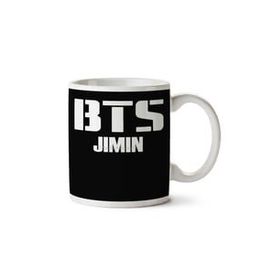 Art Hediye Bts Bangtan Boys-Jimin İki Tarafı Baskılı Kupa Bardak