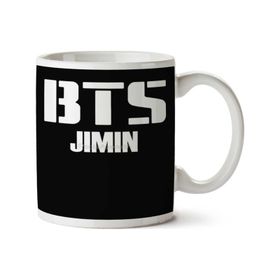 Art Hediye Bts Bangtan Boys-Jimin İki Tarafı Baskılı Kupa Bardak