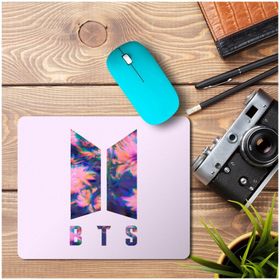 Art Hediye Bts Logo Baskılı 23x19 cm Mouse Pad