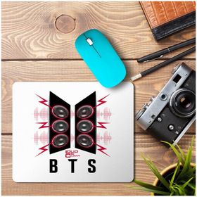 Art Hediye Bts Loud Clear Red Baskılı 23x19 cm Mouse Pad