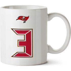 Art Hediye Buccaneers Jameis Winston İki Tarafı Baskılı Beyaz Kupa