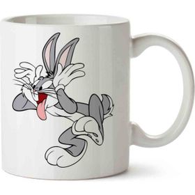 Art Hediye Bugs Bunny İki Tarafı Baskılı Kupa Bardak