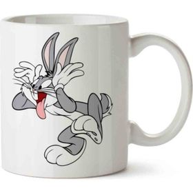 Art Hediye Bugs Bunny İki Tarafı Baskılı Kupa Bardak