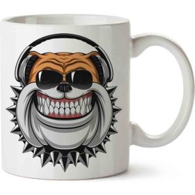 Art Hediye Bulldog Funny İki Tarafı Baskılı Kupa Bardak