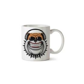 Art Hediye Bulldog Funny İki Tarafı Baskılı Kupa Bardak