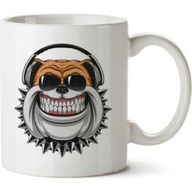 Art Hediye Bulldog Funny İki Tarafı Baskılı Kupa Bardak