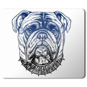 Art Hediye Bulldog Gritty Baskılı 23x19 cm Mouse Pad