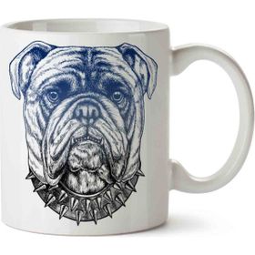 Art Hediye Bulldog Gritty Baskılı Kupa Bardak