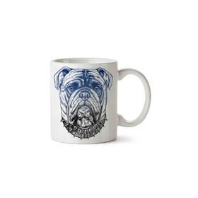 Art Hediye Bulldog Gritty Baskılı Kupa Bardak