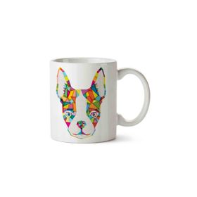 Art Hediye Bulldog Rainbow Kupa Bardak