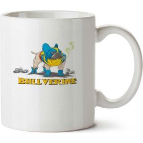 Art Hediye Bullverine İki Tarafı Baskılı Beyaz Kupa