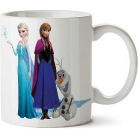 Art Hediye Buz Devri Frozen Transparent İki Tarafı Baskılı Beyaz Kupa