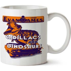 Art Hediye Cadillacs And Dinosaurs - Evan Games 1988 İki Tarafı Baskılı Kupa