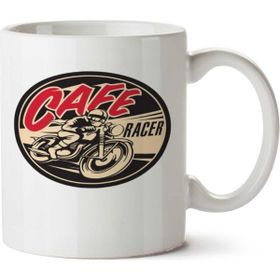 Art Hediye Cafe Racer - Modelo 1 İki Tarafı Baskılı Kupa