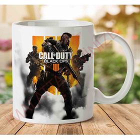 Art Hediye Call of Duty Iki Tarafı Baskılı Kupa Bardak